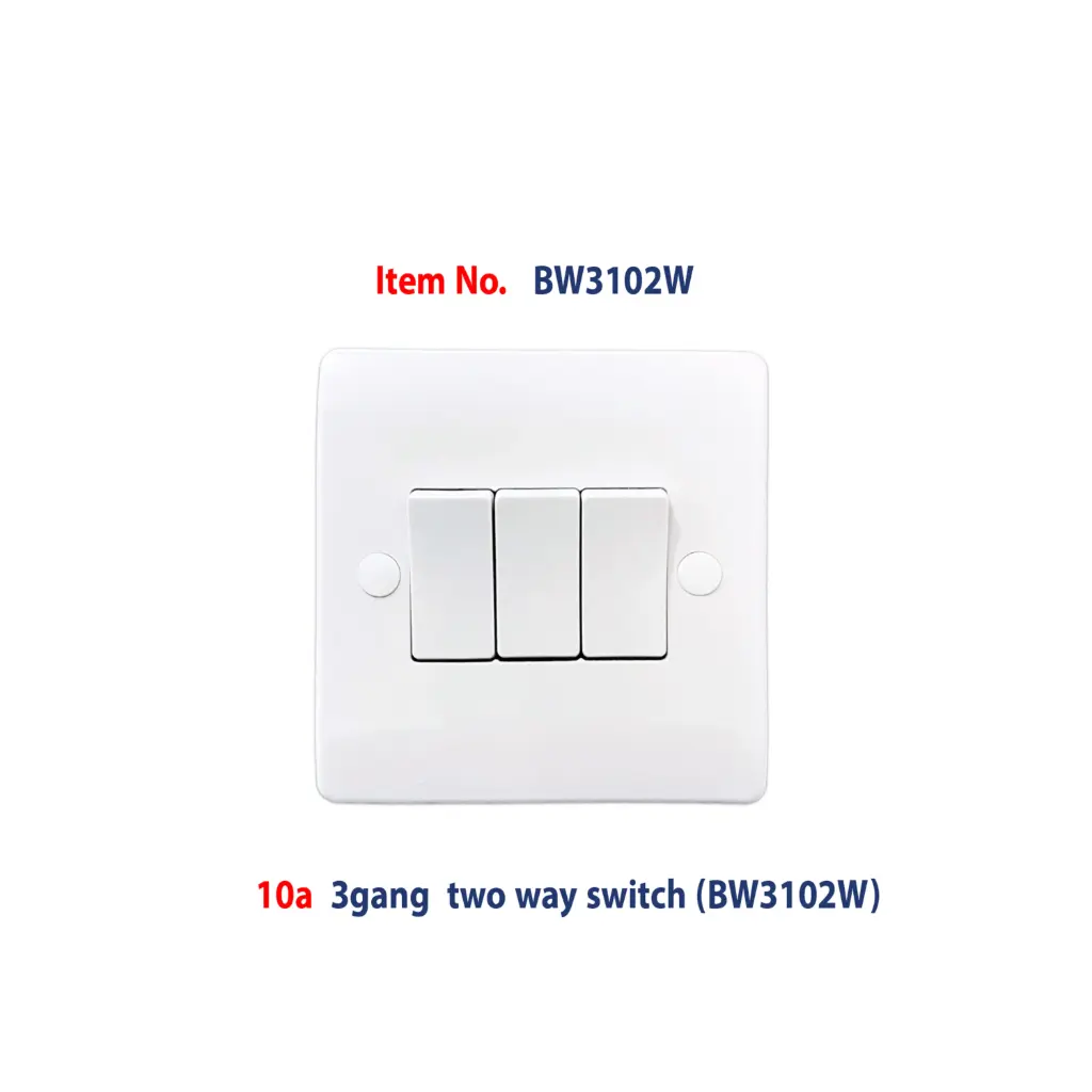 Brightex,10a 3gang 2 way switch