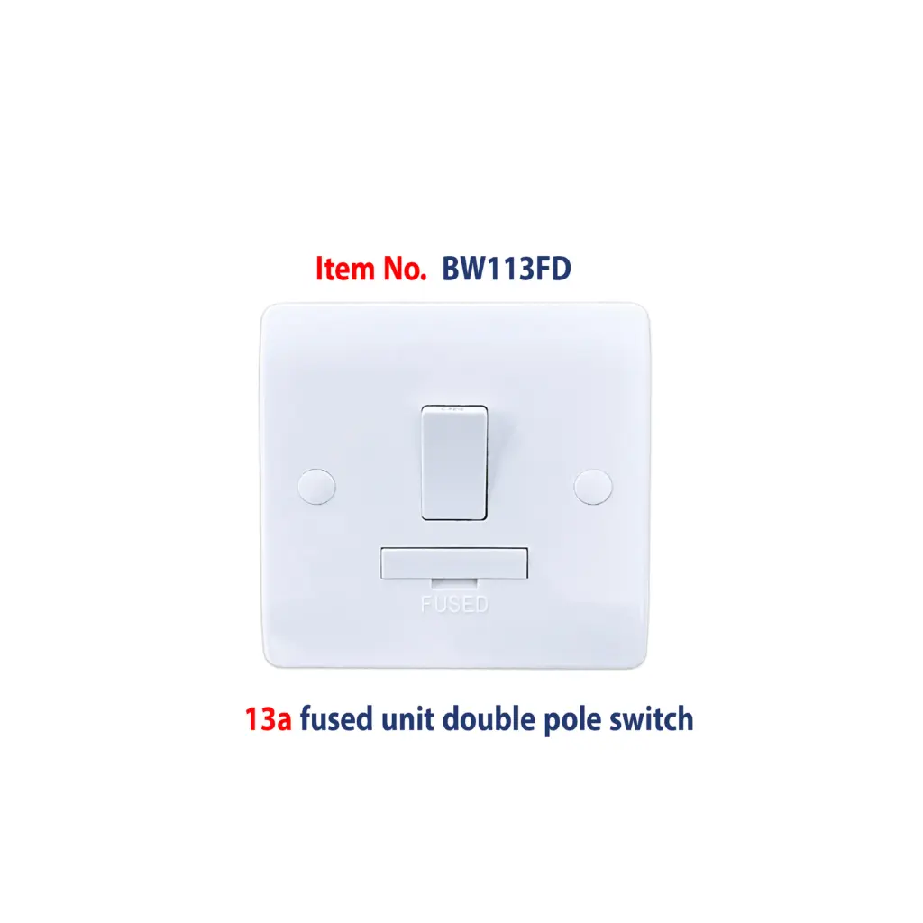 Brightex,13A fused unit DP switch