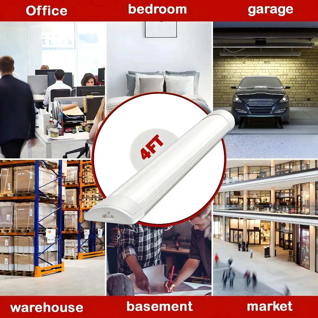 BRIGHTEX LED Batten (Tube) Light 4Ft - 50W Connectable 4000k