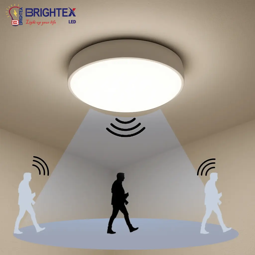 Brightex ceiling lamp 25w surface 3 colors  IP66 - with Sensor