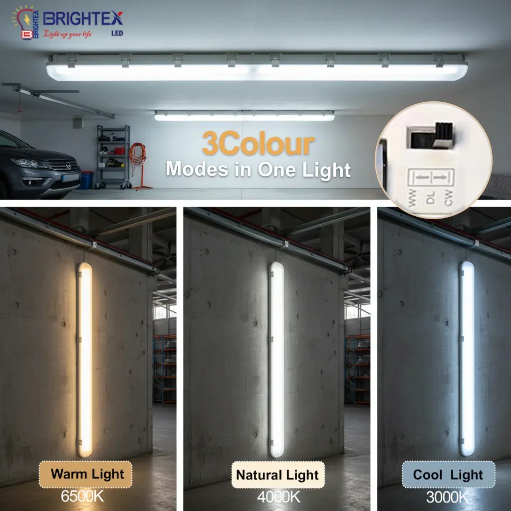 LED BATTEN LIGHT-5FT- 60W-3CCT- IP65