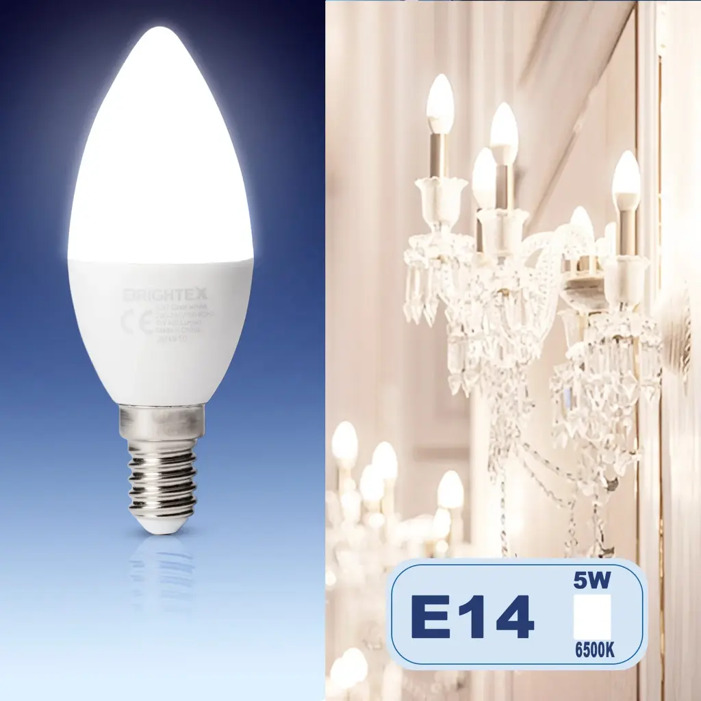 BRIGHTEX LED BULB E14 5W 6500K