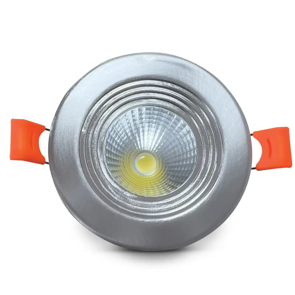 BRIGHTEX LED DOWNLIGHT 7W - 3inch - Fixed - IP45 Shiny chrome 6500k