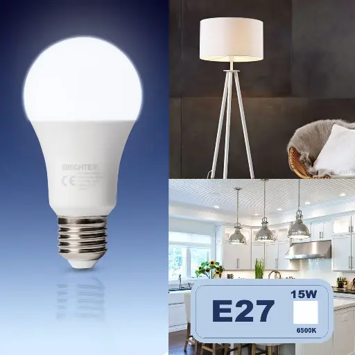 [BBA60E27650015] BRIGHTEX LED BULB E27 15W 6500K