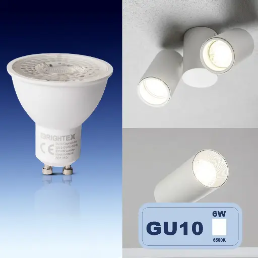 [BB30GU103522] BRIGHTEX LED BULB GU10 6W 3500K