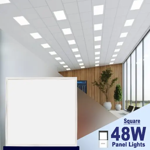 [BLPL4865002500] BRIGHTEX LED Panel  48W - 600x600 - Square - Recessed 6500k