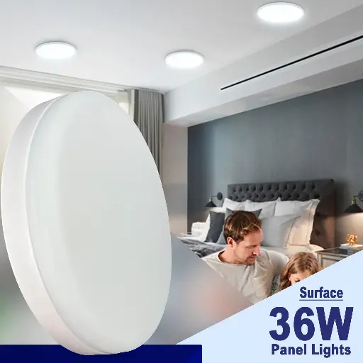 [BLPL36700FL] BRIGHTEX LED Panel  36W Round - Surface 6500k