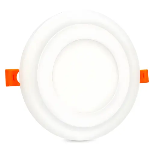 [BDCPL6500B6-3] BRIGHTEX LED Panel  Round Panel 6+3W - 4" - 7000K + BLUE