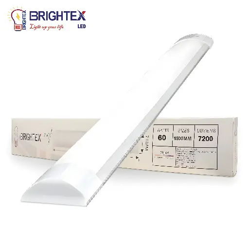 [81-BT60W40005] BRIGHTEX LED Batten (Tube) Light 60W - 5Ft Non-Connectable 4000k