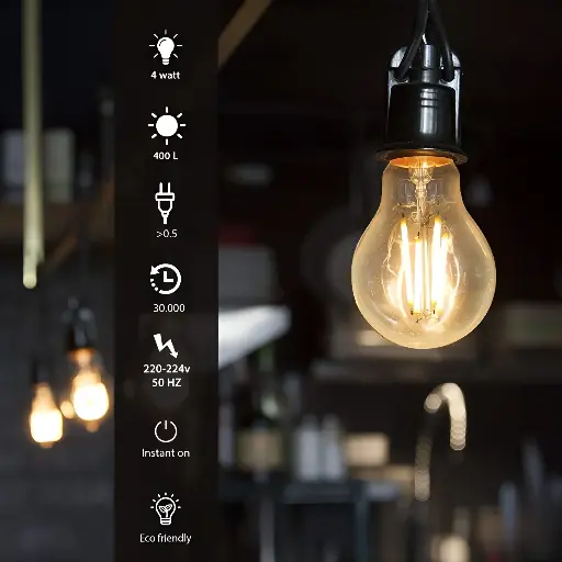 [XBBFA60E2735004] BRIGHTEX LED FILAMENT BULB A60 - E27 - 2700k  
