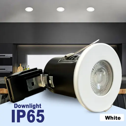[BLGU10LOD-W] BRIGHTEX GU10 Holder downlight IP65 White frame 