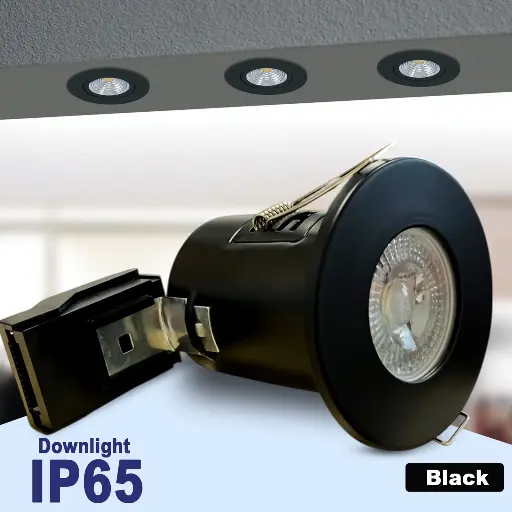[BLGU10LOD-DC] BRIGHTEX GU10 Holder downlight IP65 Dark chrome