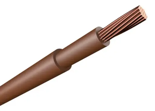 [6181Y-19S-25-BRW-100] 6181Y 19-strand PVC 25mm BROWN/BROWN 100m